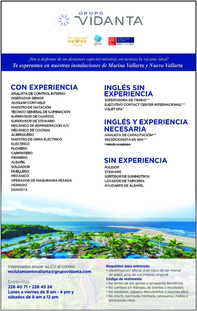 Mano a Mano - bolsa de trabajo y anuncios clasificados Puerto Vallarta ...