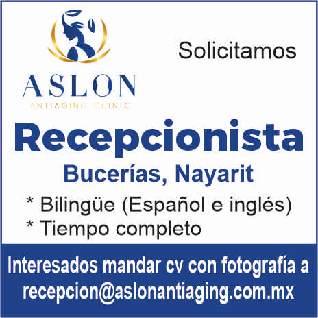 anuncio de
Recepcionista
