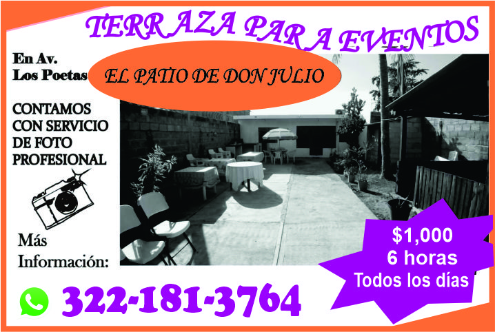 anuncio de 'ferrizaen av.poetas el (pato de (dowjolioconlamoscon serviciode fotoprofesionalinformacion:e 322-181-3764$l,ooo6 horastodos los dias