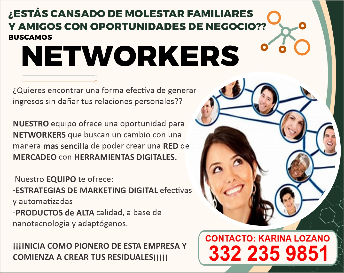 anuncio de 
NETWORKERS
