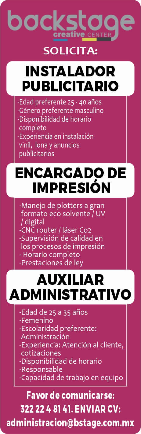 Backstage dise%c3%b1o