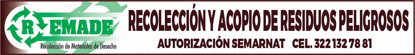 anuncio de Recoleccion de materiales de desechoy acopioautorizaciOn cel. 322132'881