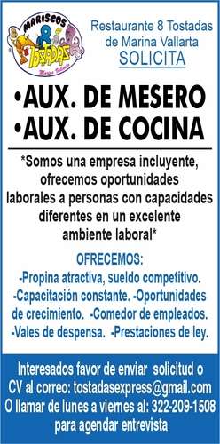 imagen de Bolsa de Trabajo Mano a Mano ofrece:_1
