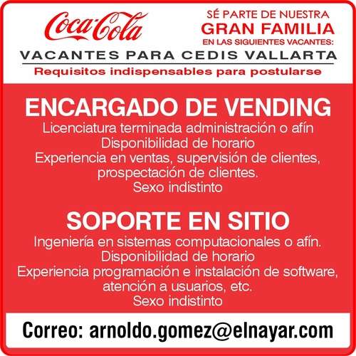 imagen de Bolsa de Trabajo Mano a Mano ofrece:_1