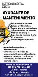 imagen de Bolsa de Trabajo Mano a Mano ofrece:_1