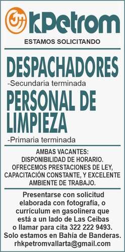 imagen de Bolsa de Trabajo Mano a Mano ofrece:_1