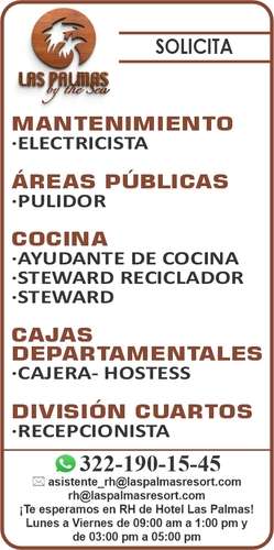 imagen de Bolsa de Trabajo Mano a Mano ofrece:_1