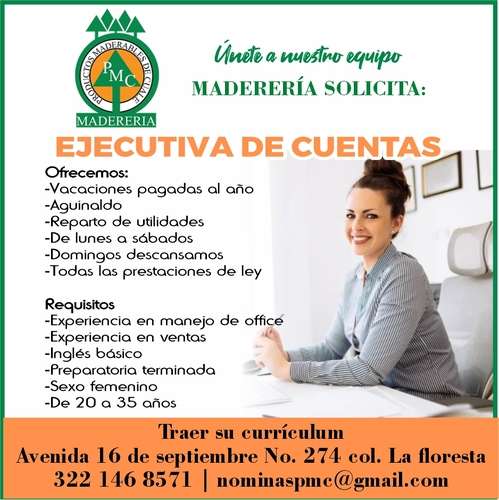 imagen de Bolsa de Trabajo Mano a Mano ofrece:_1