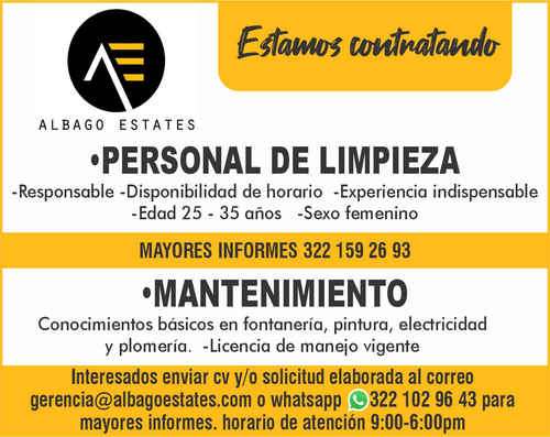 imagen de Bolsa de Trabajo Mano a Mano ofrece:_1