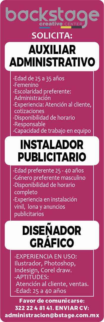 imagen de Bolsa de Trabajo Mano a Mano ofrece:_1