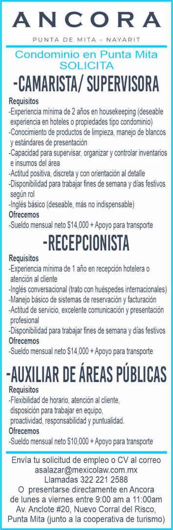 imagen de Bolsa de Trabajo Mano a Mano ofrece:_1