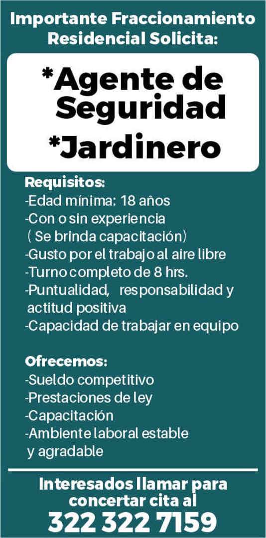 imagen de Bolsa de Trabajo Mano a Mano ofrece:_1