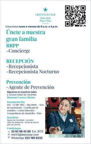 imagen de Bolsa de Trabajo Mano a Mano ofrece:_1